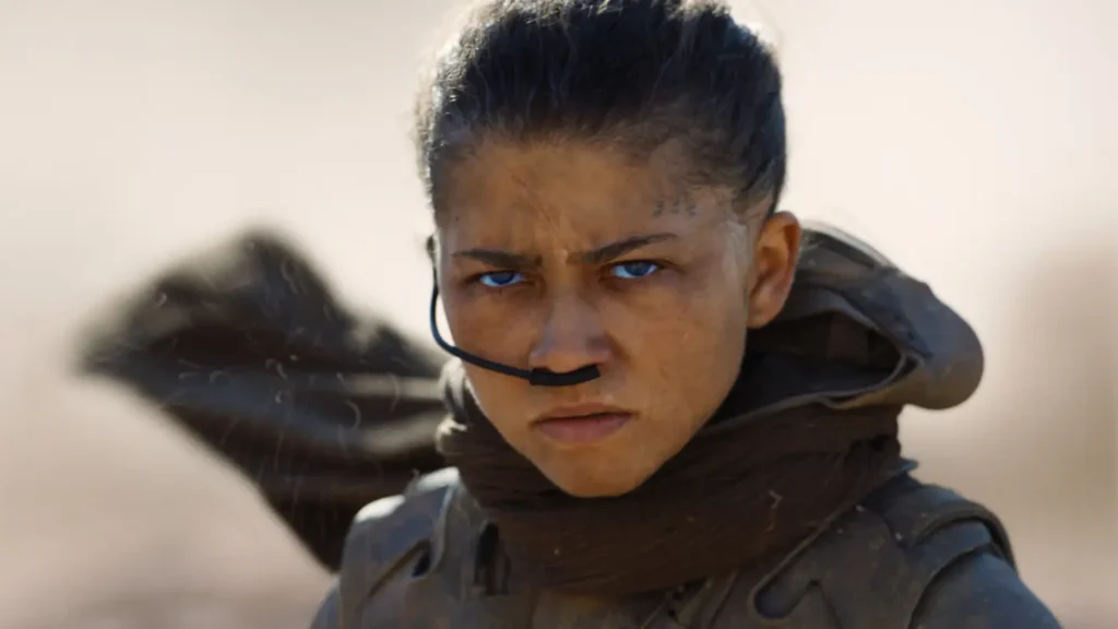 ‘Dune: Part Three’ Beats Christopher Nolan’s Record Before It Even Reaches Theaters Zendaya plays the character Chani wearing a stillsuit and a nose plug in the sci-fi epic Dune: Part Three